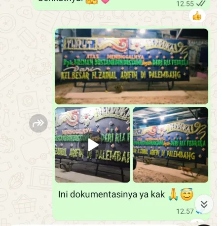 Pengiriman Papan Bunga Duka Villa Nusa Indah