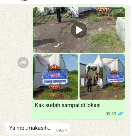 Pengiriman Karangan Bunga Villa Nusa Indah