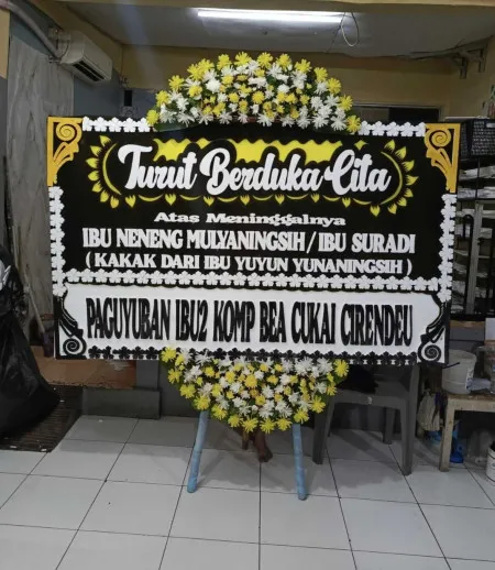 Papan Bunga Duka Villa Nusa Indah