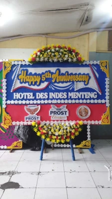 Papan Bunga di Villa Nusa Indah